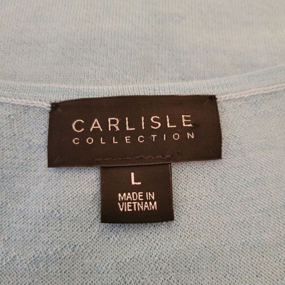 Carlisle Collection Pullover Cashmere Sweater Vest (size L) - Picture 6 of 7